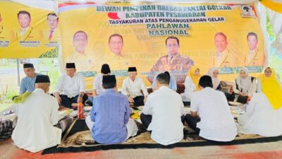Golkar Pesawaran Gelar Tasyakuran Atas Penganugerahan Pahlawan Nasional Soeharto
