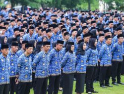 Sumringah, Ribuan PPPK Paruh Waktu Terima SK Pengangkatan di Pesawaran