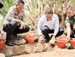 Wabup Pesawaran Ground Breaking Jembatan Perintis Garuda Tahap VII di Waylima