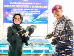 Dorong Penguatan Sinergi Pembangunan, Bupati Pesawaran Sambangi Brigif 4 Marinir/BS Piabung